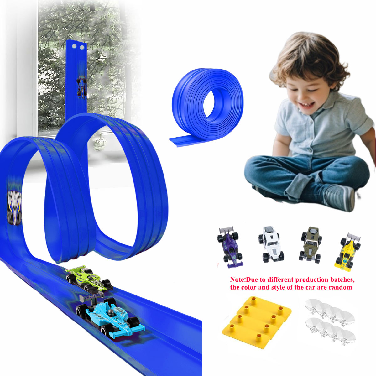Kids Toys Xmas - Netto Zak 13Ft/16.3Ft Flexibele Spoor Speelgoed