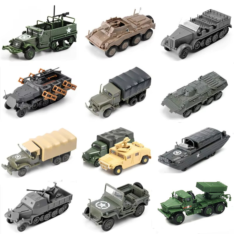 Kids Toys 3 Year Old - 4D 1/72 Militaire Voertuigen Montage Puzzel