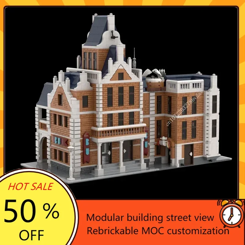 Kids Toys Xmas - 3998PCS Aangepaste MOC Modulaire Universiteit Street