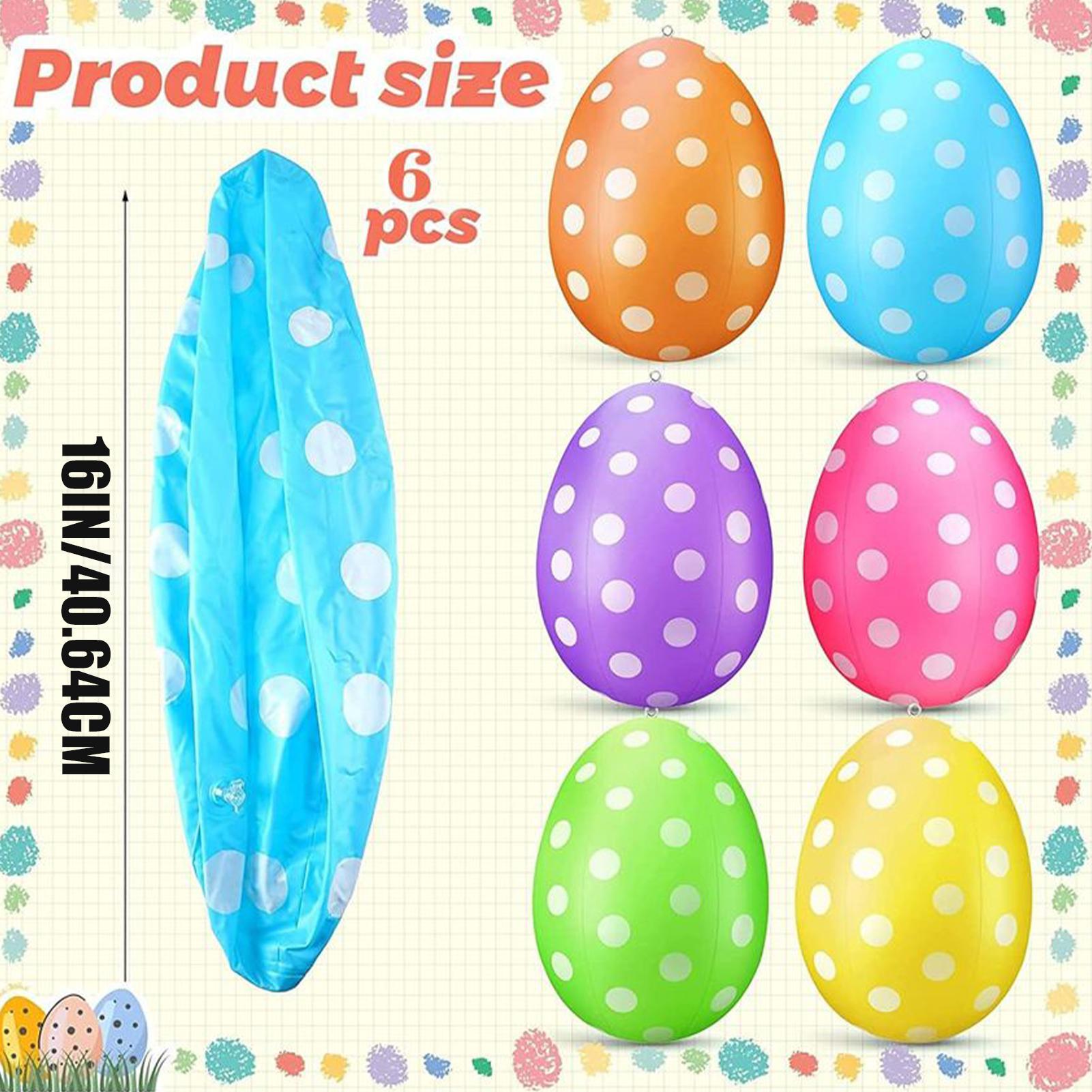 Opblaasbare Paaseieren 6 stks/ - Kids Yard Toys recensie en prijs