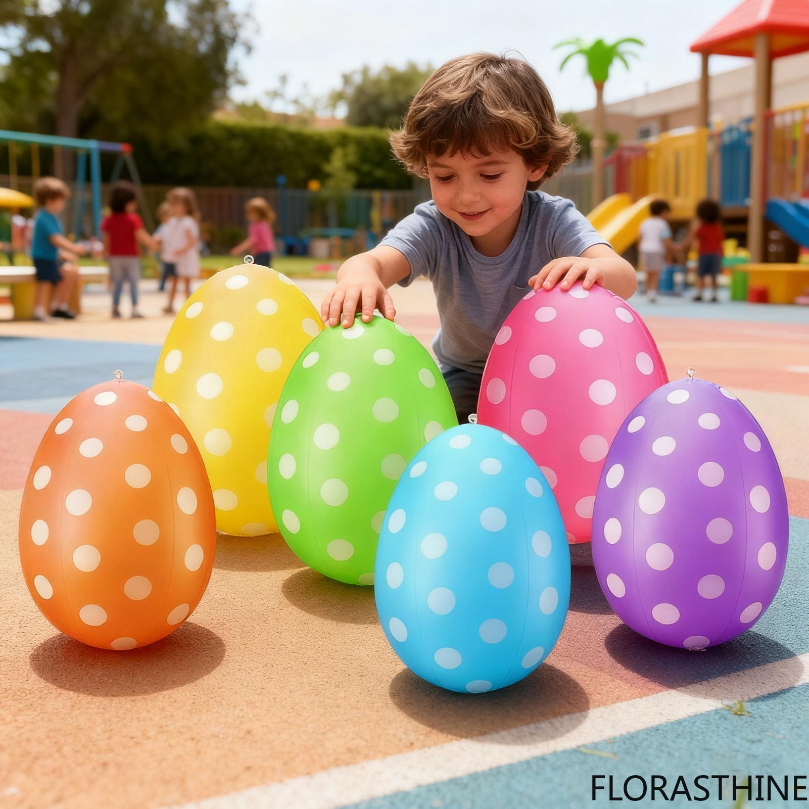 6-delige set opblaasbare paase - Kids Yard Toys recensie en prijs