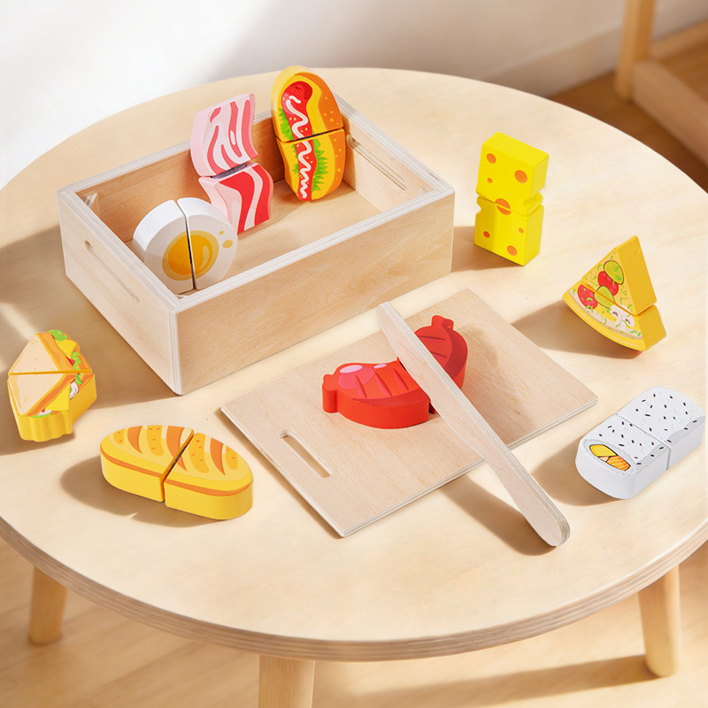 Houten Snij- en Stempel Eten S - Kids Toys Kitchen Set recensie en prijs