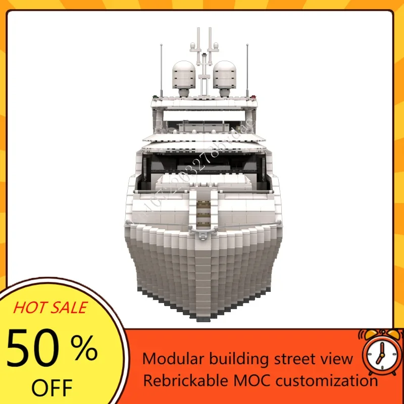4657PCS Custom MOC Super Yacht - Kids Toys Xmas recensie en prijs