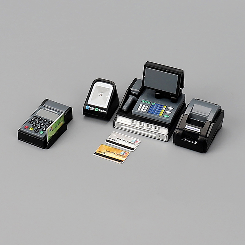 1 Set 1/12 Poppenhuis Mini Sup - Toy Cash Register recensie en prijs