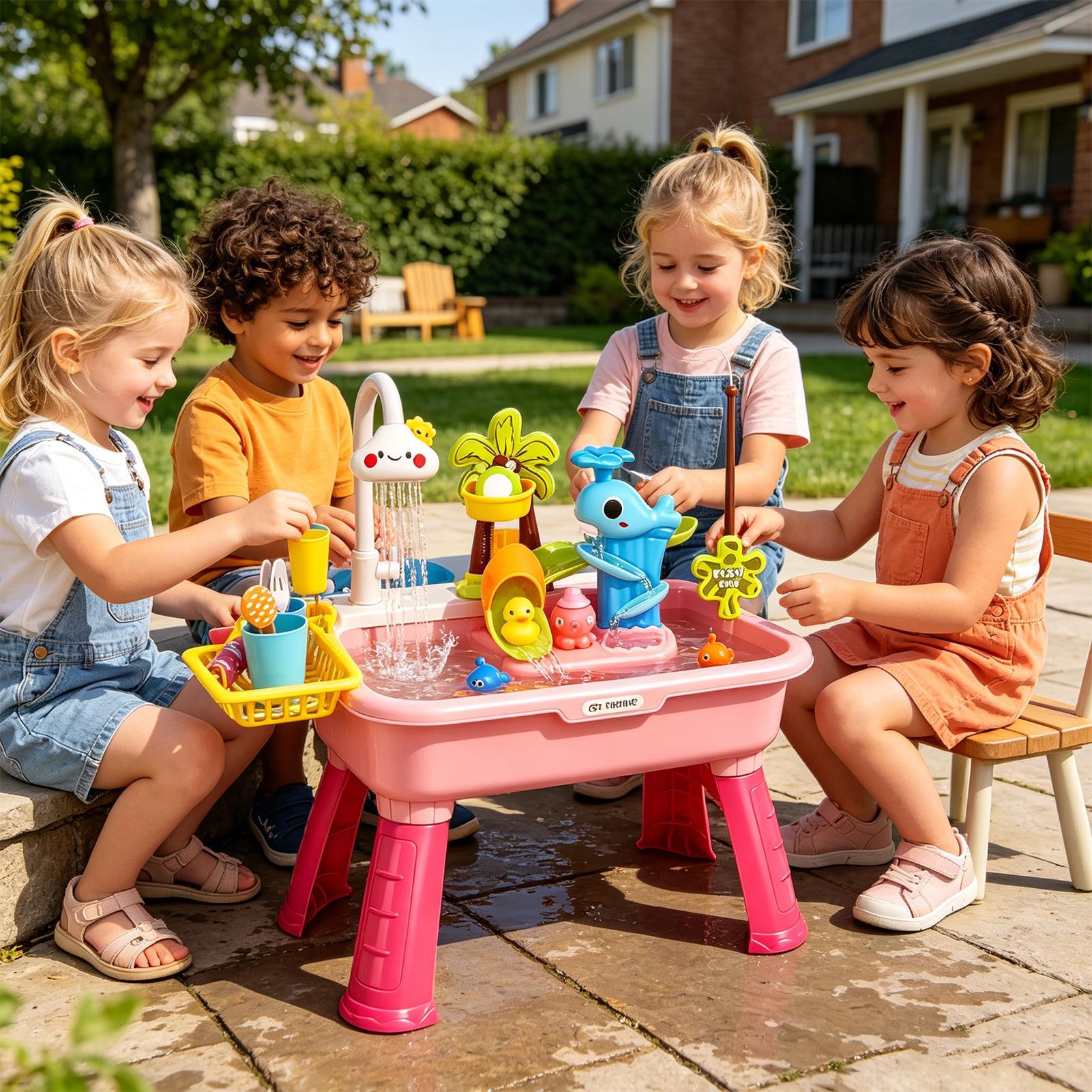 Elektrische speelgootsteen voo - Kids Toys Kitchen Set recensie en prijs